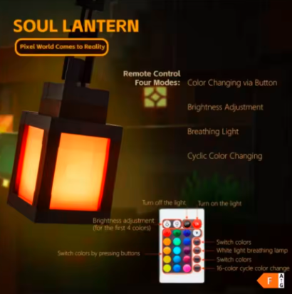 Funny Pixel Night Light