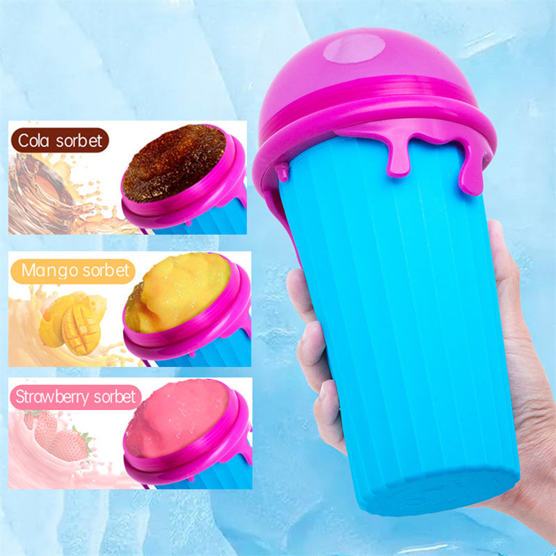 500ml Large Capacity Slushy Cup Summer Squeeze Homemade Juice Water Bottle