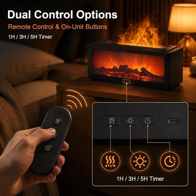 Flame Fireplace Humidifier