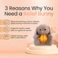 Breathing Rabbit Soothing Sensory Plush Toy