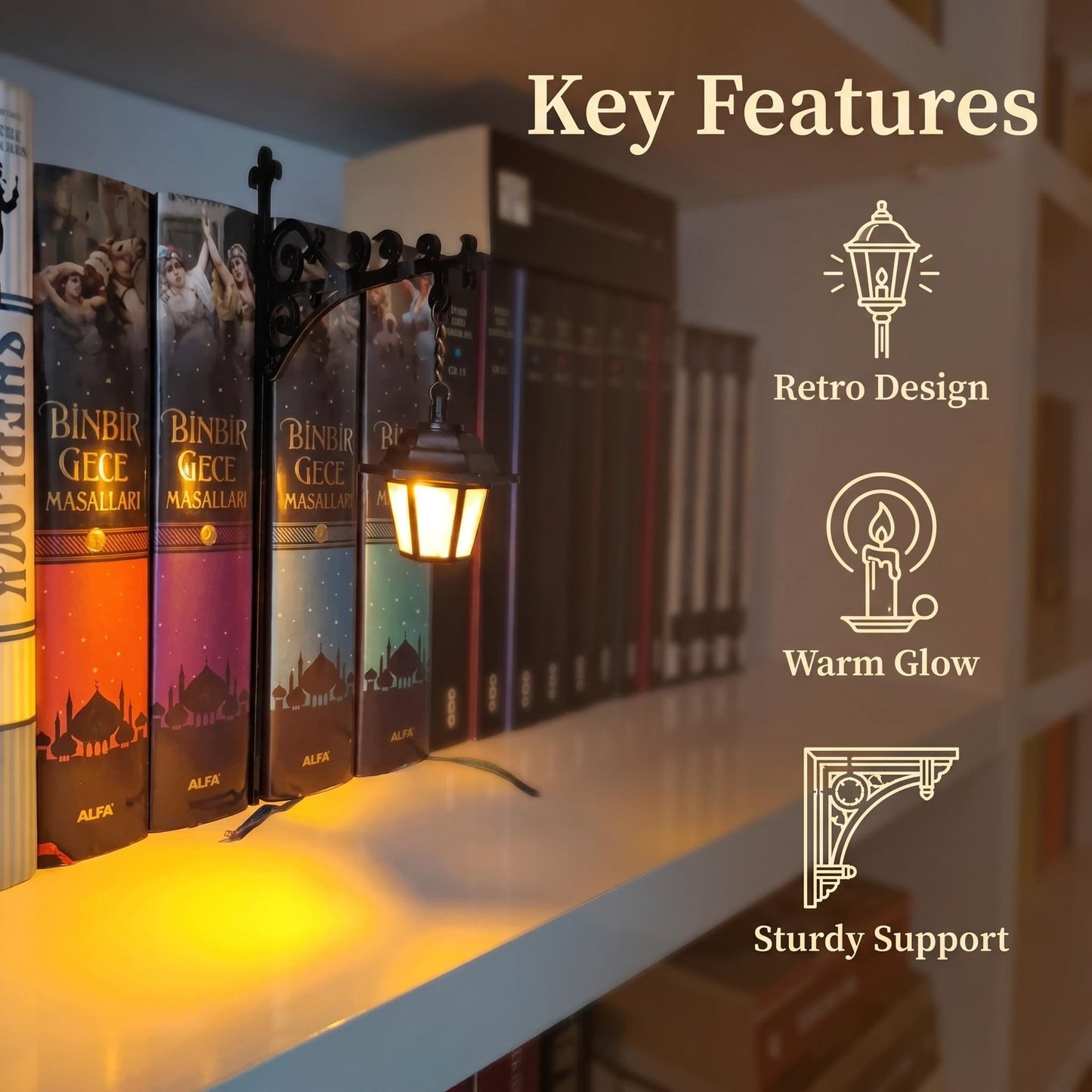 Lantern Book Shelf
