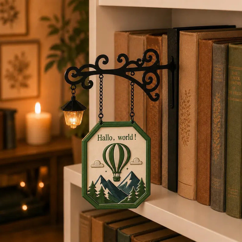 Lantern Book Shelf