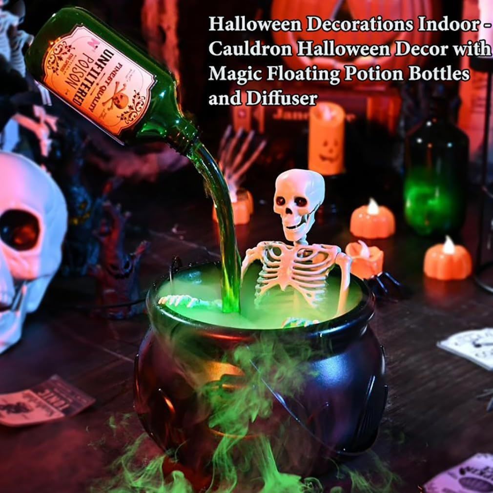Cauldron Halloween Decor