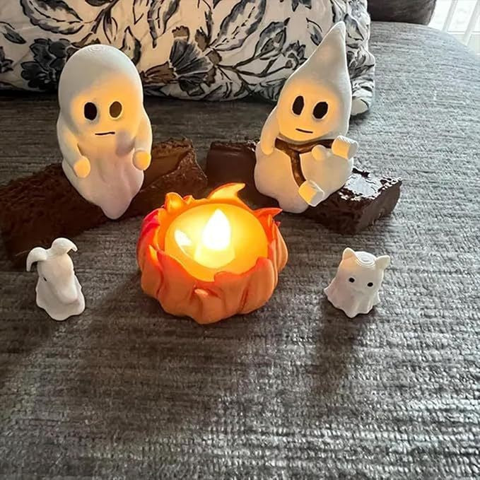 Ghost Bonfire Party Night Light
