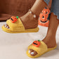 Halloween Cute Pumpkin Plush Slippers