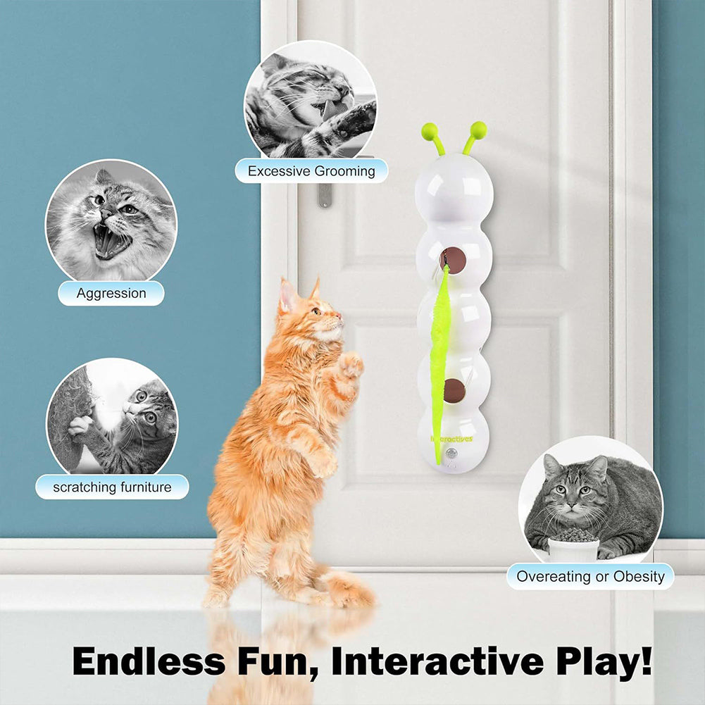 Caterpillar Interactive Cat Toy
