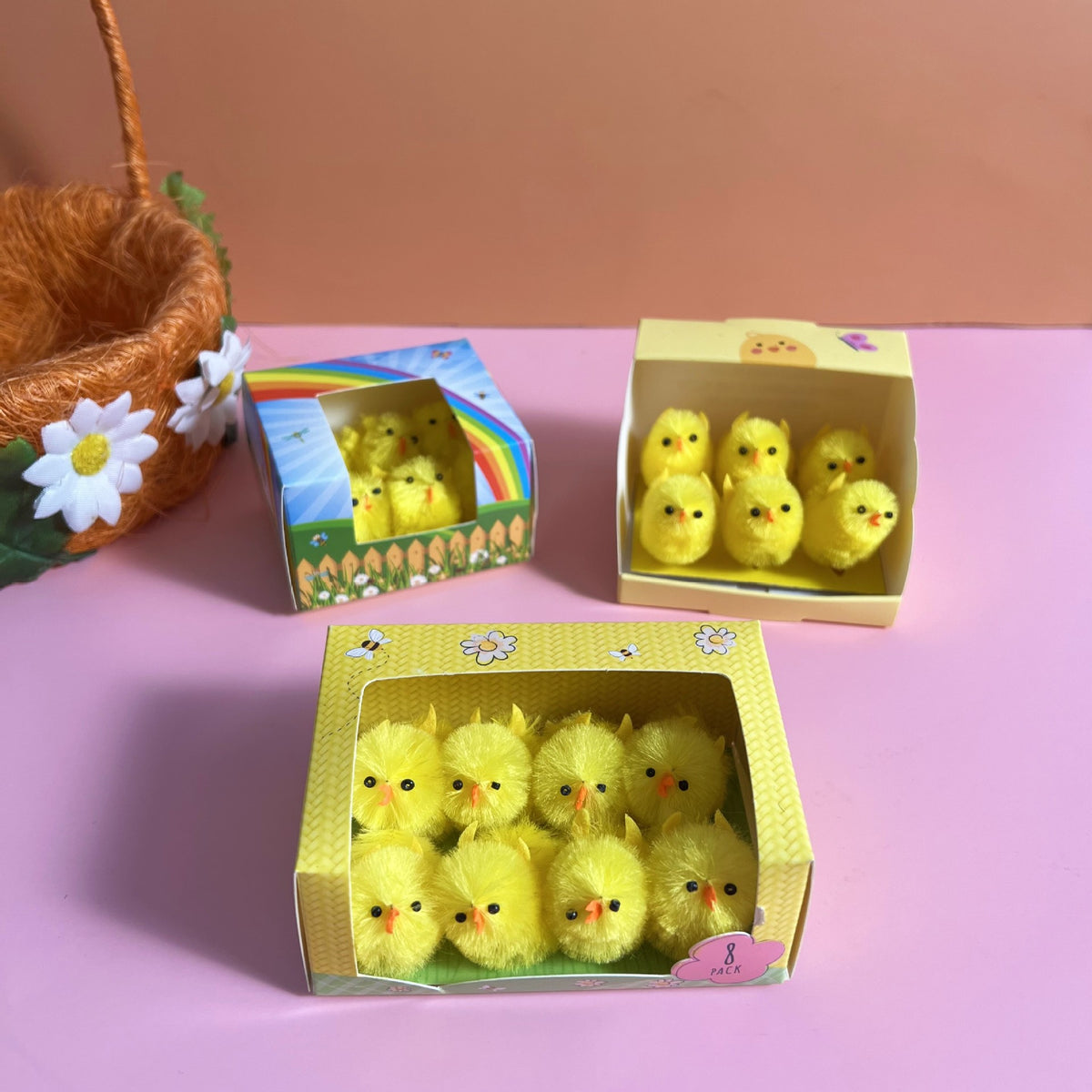 Easter Party Mini Chicken Figurines