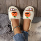 Halloween Cute Pumpkin Plush Slippers