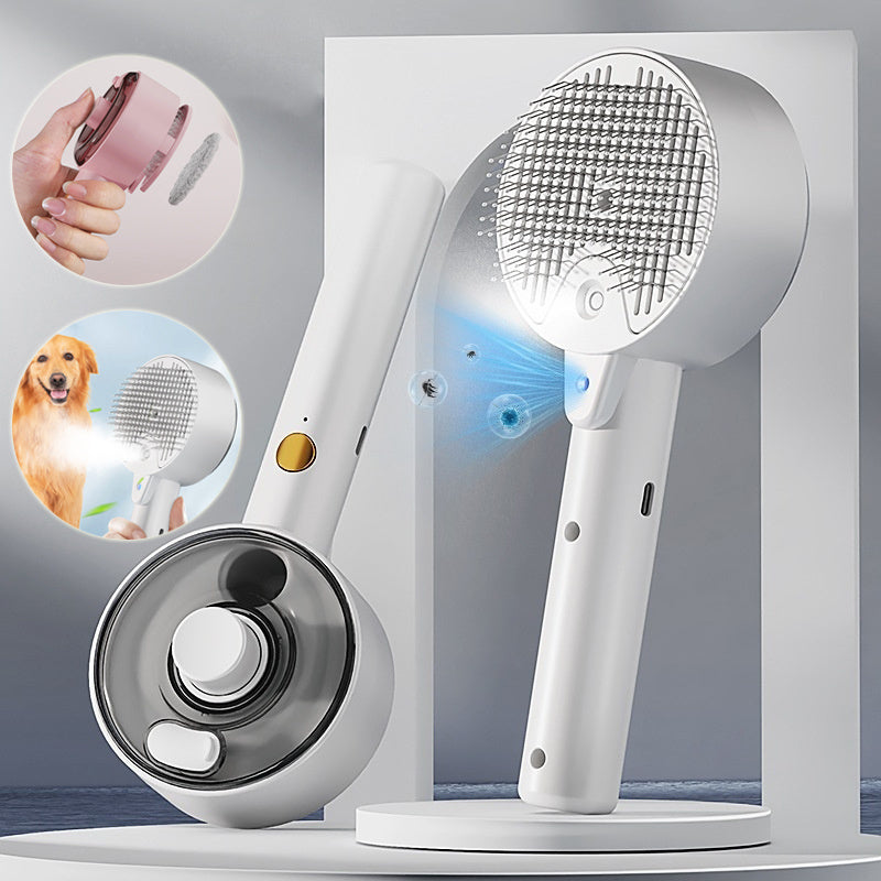 Pet Hair Remover Steam Brush