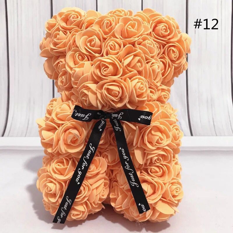 Plush Rose Bear Flower