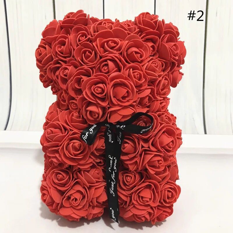 Plush Rose Bear Flower