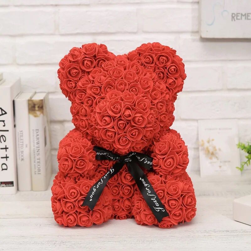 Plush Rose Bear Flower