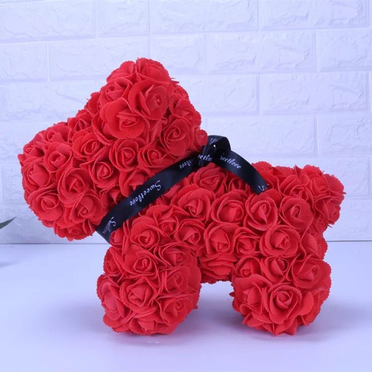 Plush Rose Bear Flower