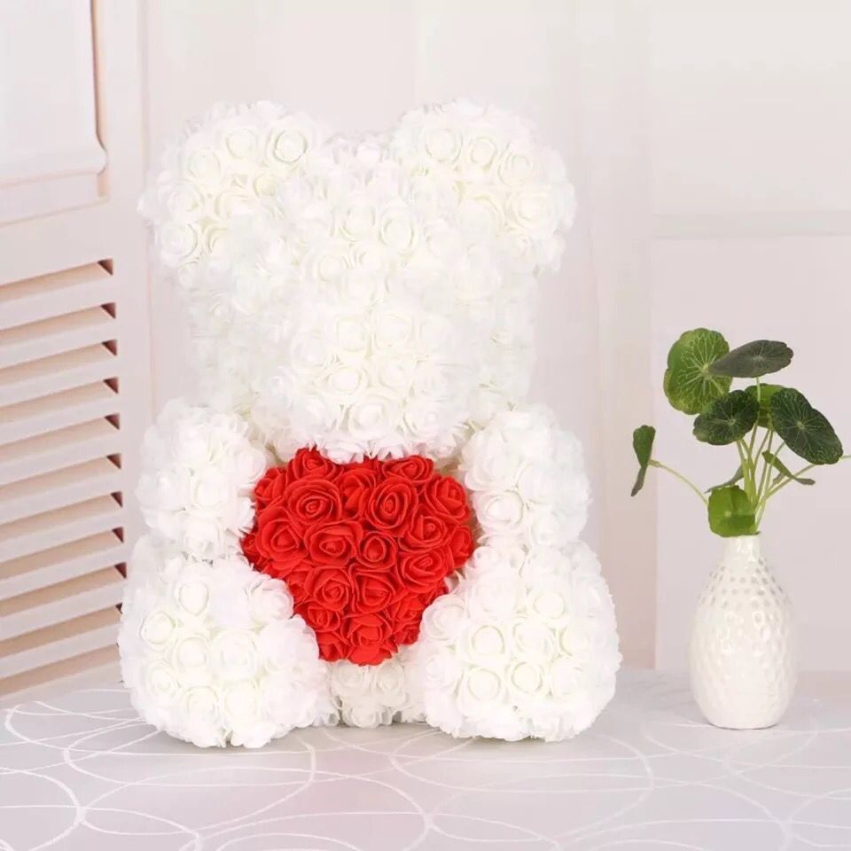 Plush Rose Bear Flower