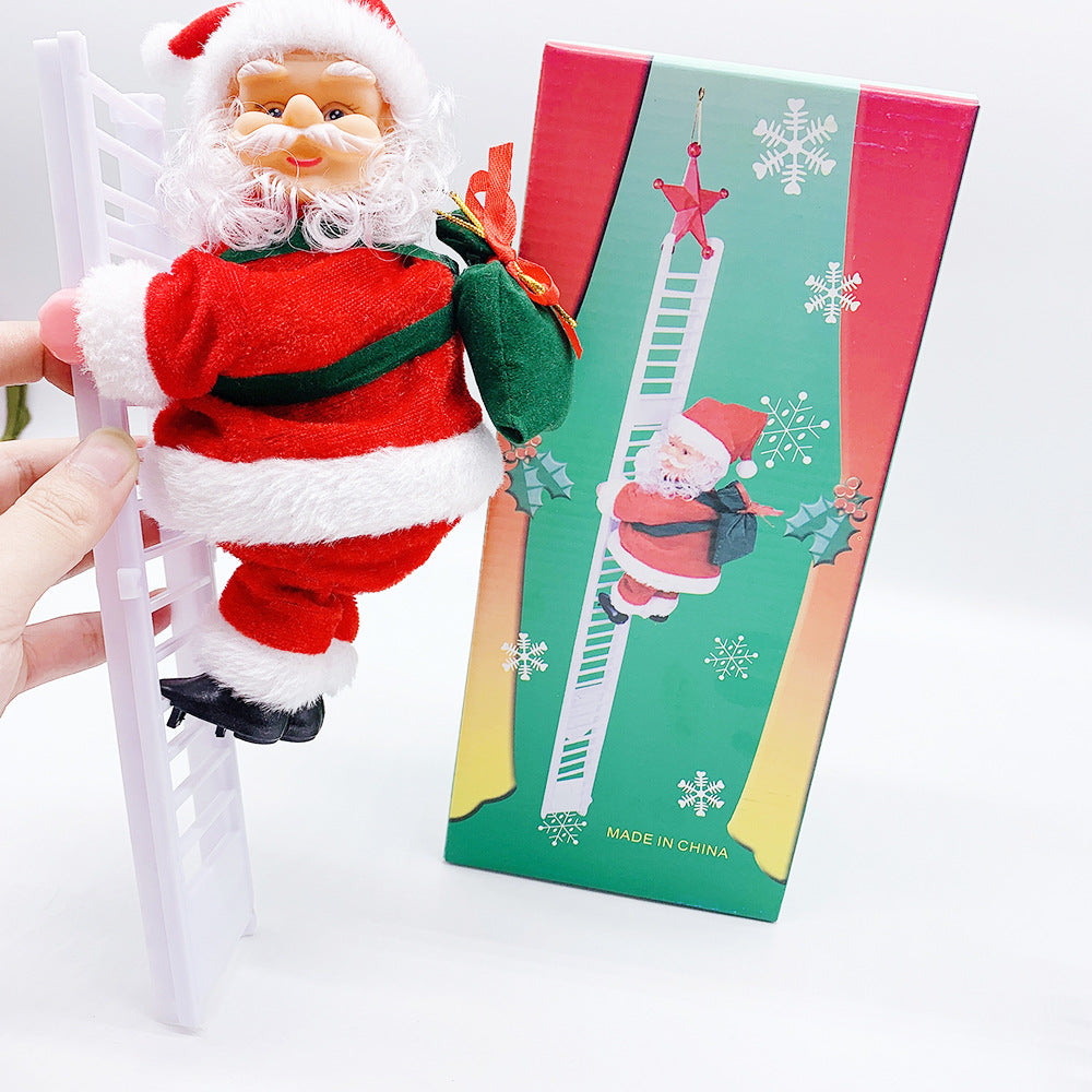 Santa Claus Climbing rope