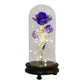 24k Gold-plated Rose Flower Glass Cover