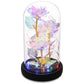 24k Gold-plated Rose Flower Glass Cover