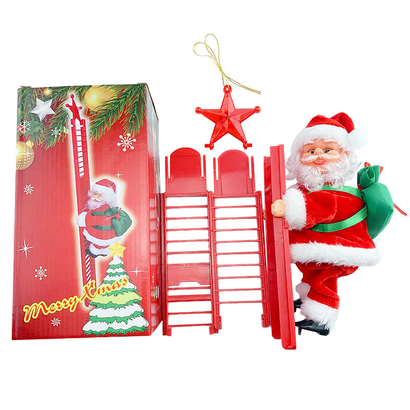 Santa Claus Climbing rope