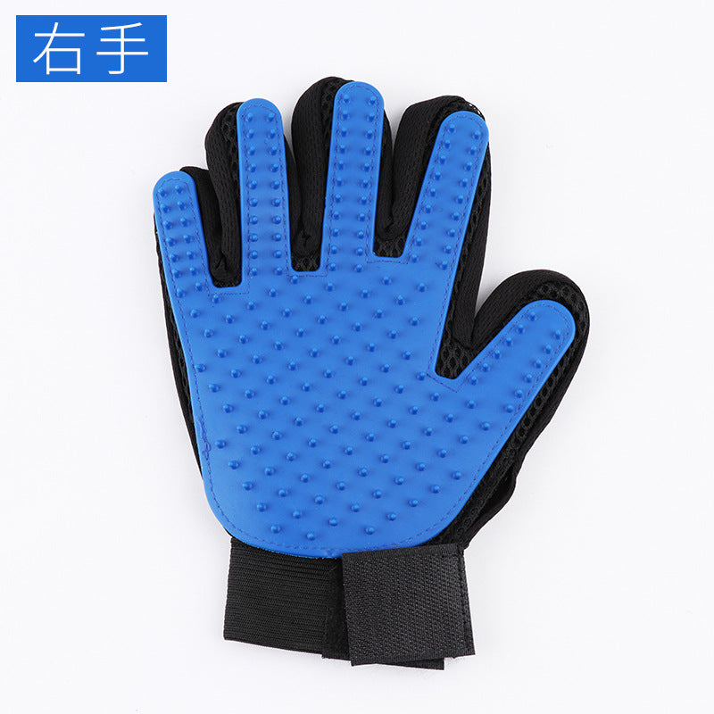 Pet Silicone Grooming Gloves Cat