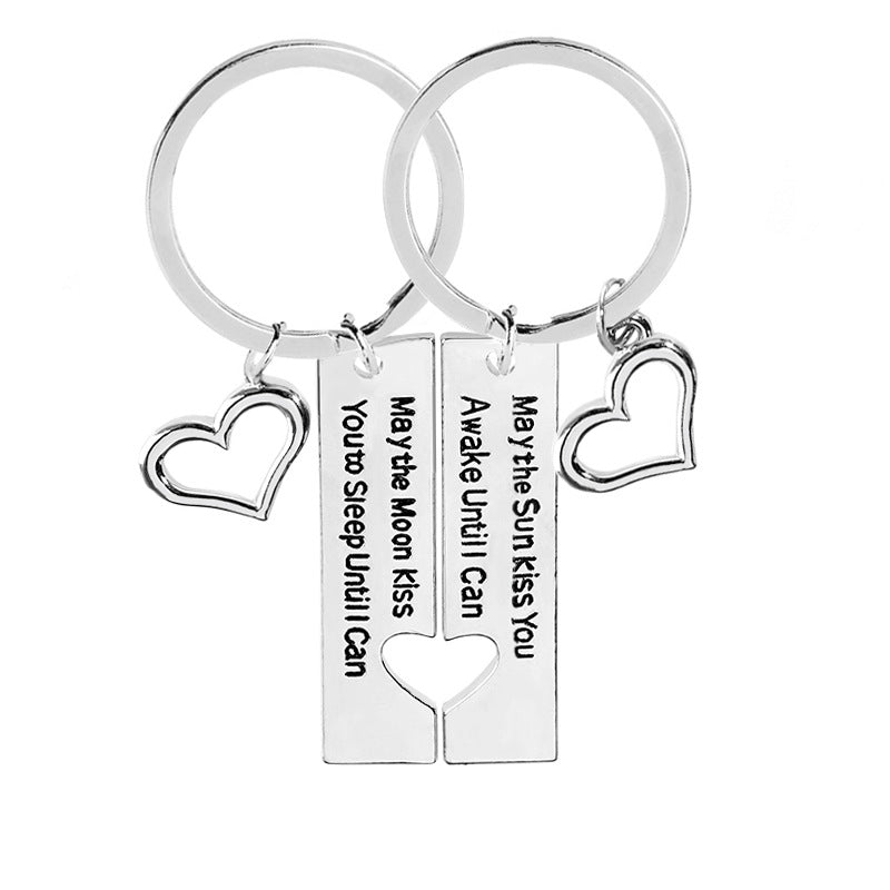 Couple Keychain Heart