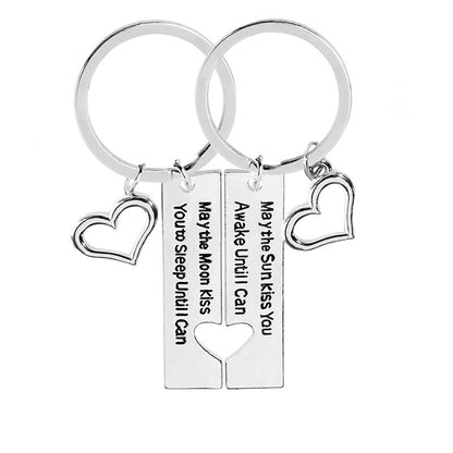 Couple Keychain Heart