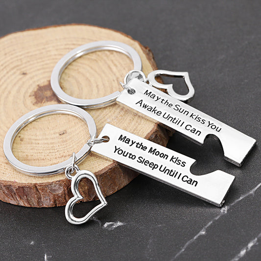 Couple Keychain Heart