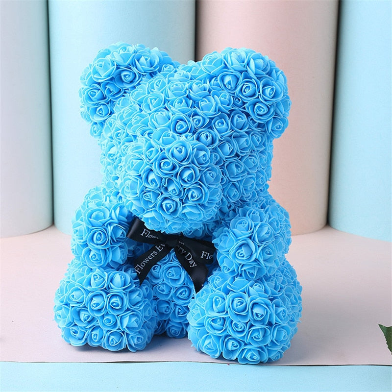 Plush Rose Bear Flower